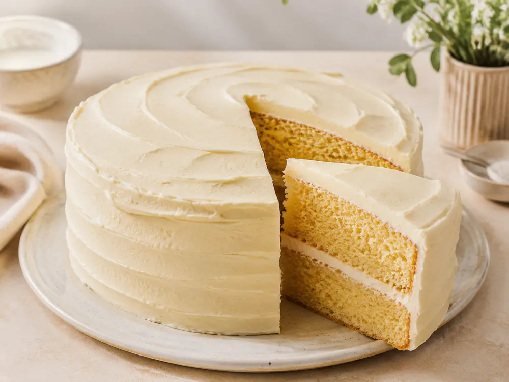 Vanilla layer cake